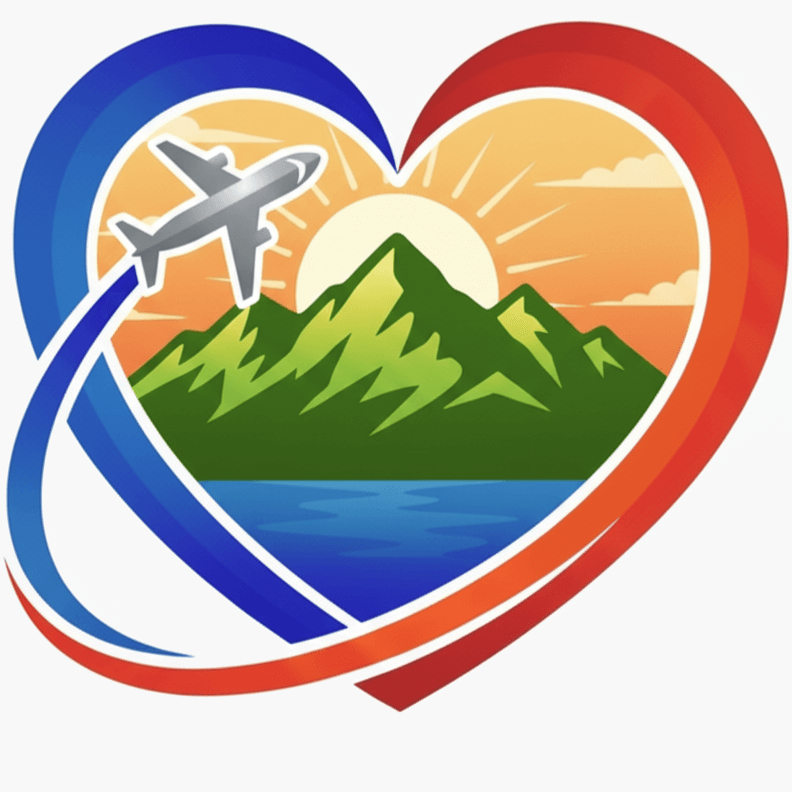 logo de amo vivir y viajar